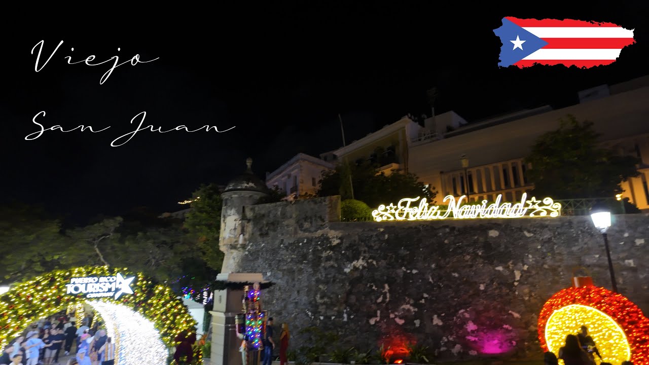 Navidad 2025 Paseo de la Princesa, Viejo San Juan Puerto Rico