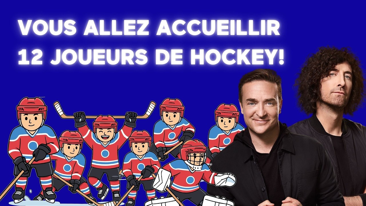 [ÉNERGIE] 🚨 Vous allez accueillir 12 joueurs de hockey chez vous!🚨 – Coup de 16h20