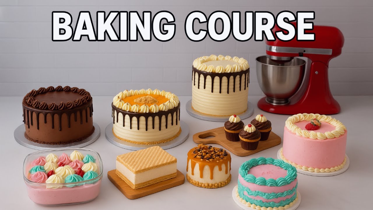 BAKING COURSE: From Beginner to Pro &ndash; Full Cake Recipes