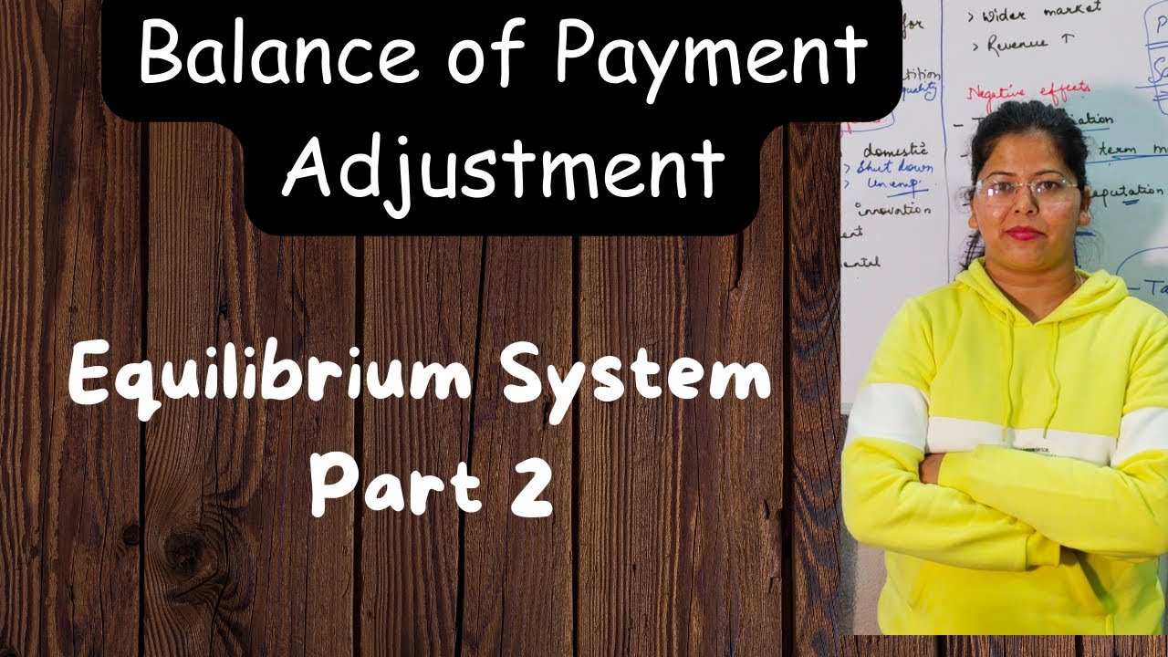 Balance of Payment Adjustment under Flexible Exchange Rate| Deepti Mahajan