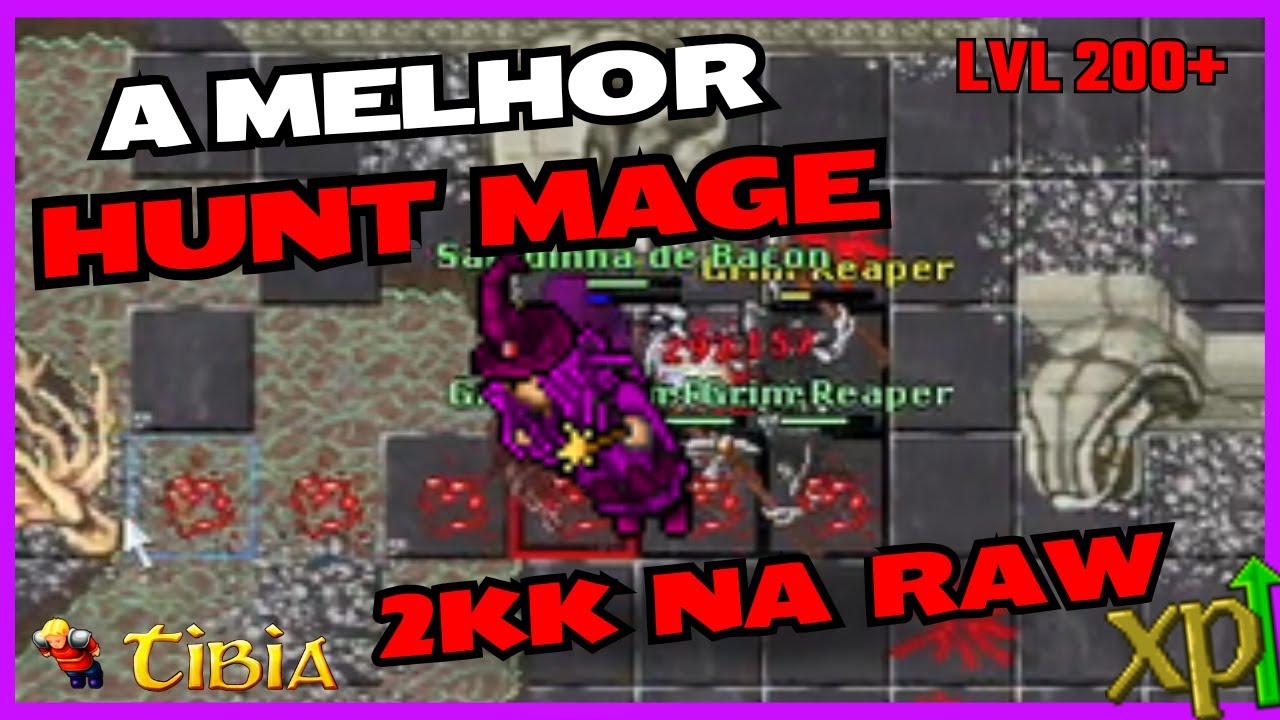 💥Tibia Mage lvl 200+: Encontrei a HUNT SECRETA de MUITO XP! (Vale a Pena?)🤔