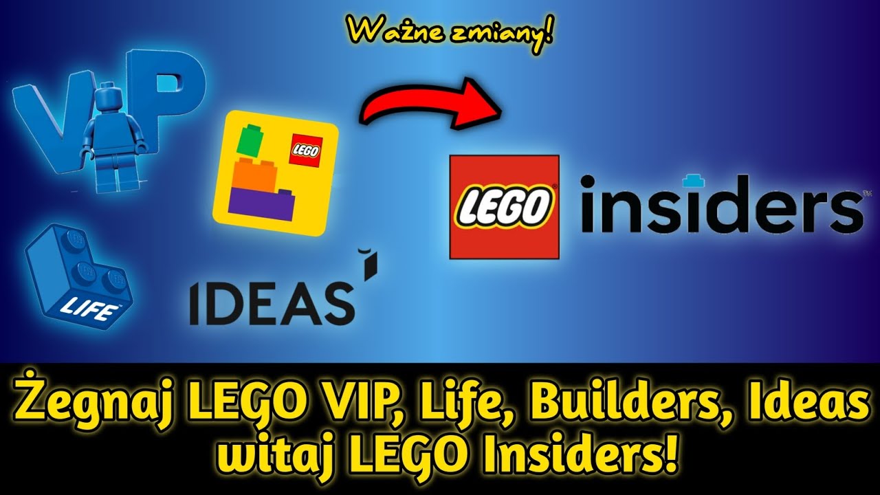 To koniec LEGO VIP! Witaj LEGO Insiders | Om&oacute;wienie ważnych zmian 💡