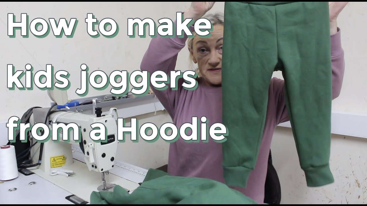 How To Make Kids Joggers From A Hoodie