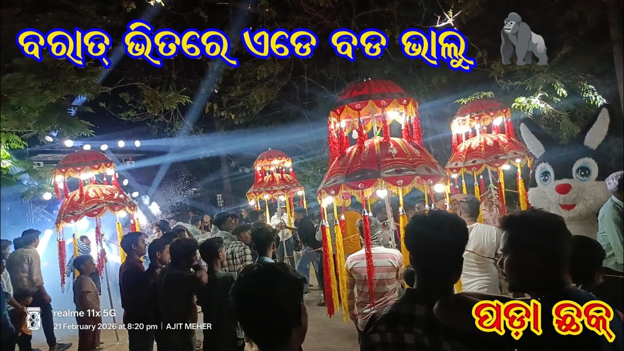 ବରାତ ଭିତରେ ଏଡ଼େ ବଡ ଭାଲୁ 🦍 || Baraat Bhitare Ede Bad Bhalu || #vlogsvideo 