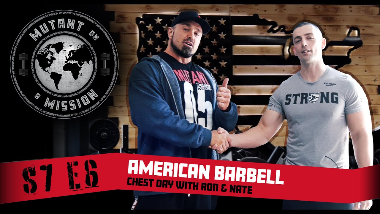 MUTANT ON A MISSION | S07E06 American Barbell, Ohio - Crazy Chest Workout🏋🏻💪🏼