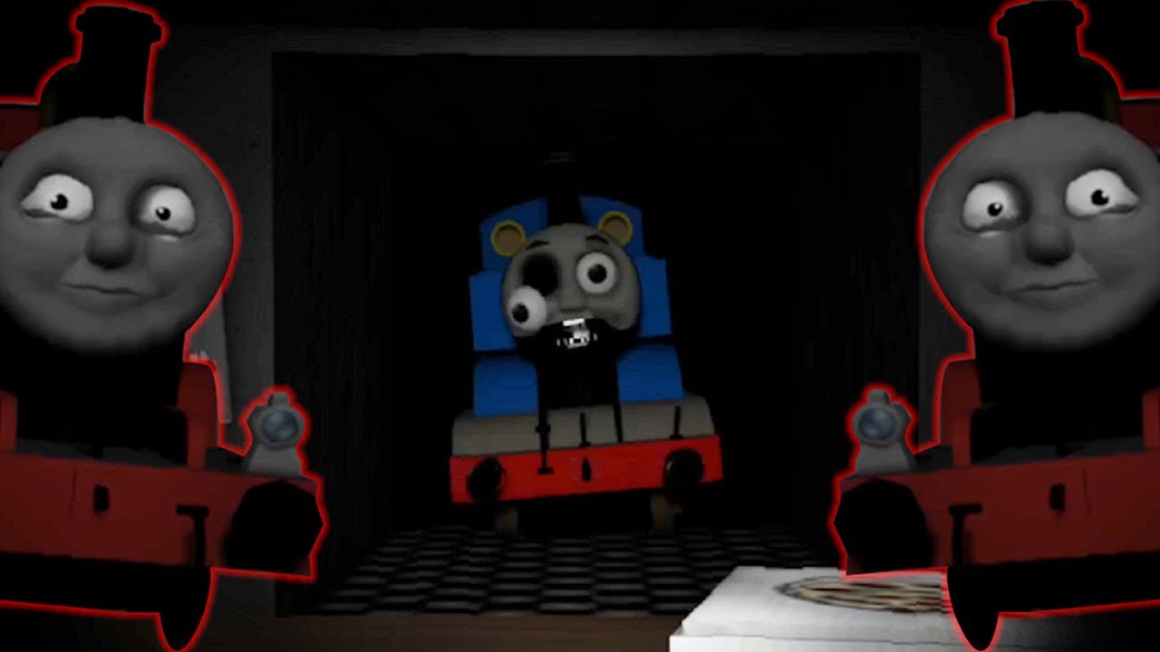 ALONE IN THE DARK WITH HAUNTED TRAINS! | FNAF Five Nights At Thomas's 3: Rerailed Nights 1, 2 & 3