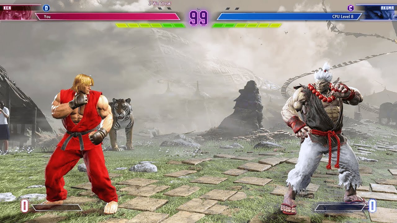 Ken vs Akuma (Hardest) - Street Fighter 6. | Epic Battle