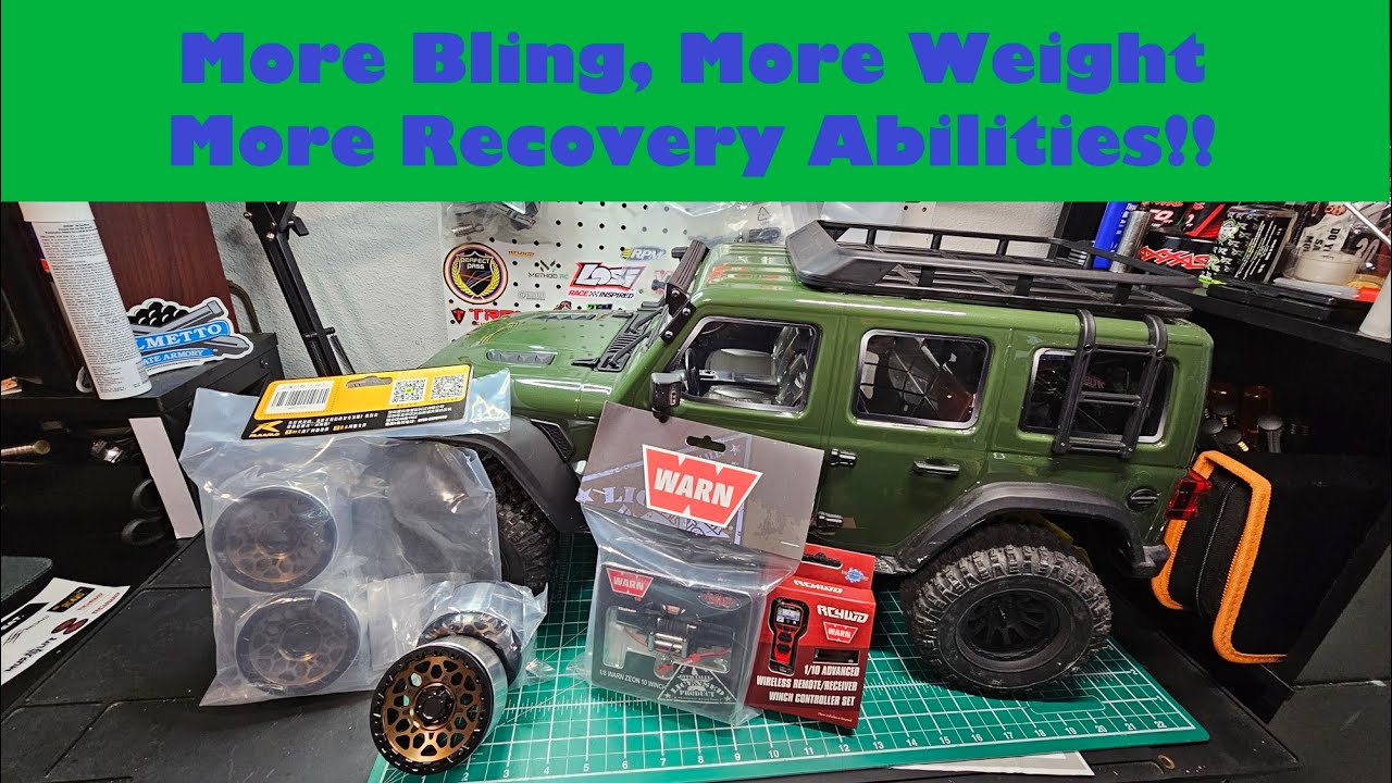 Rlaarlo MK07 Wheel Upgrade and WARN Winch Install!