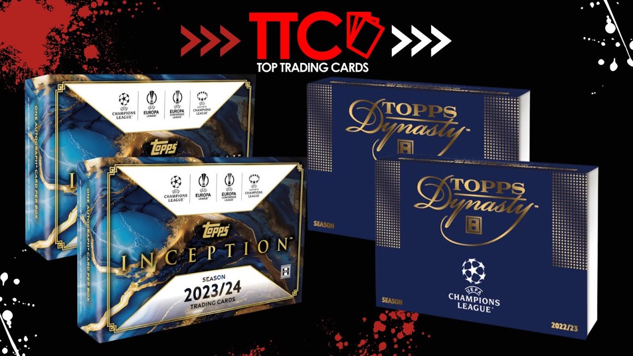 TTC BOX BREAK STREAM ⚽🔥 TOPPS DYNASTY SOCCER + INCEPTION 23/24 BOXES | 21.08.2024