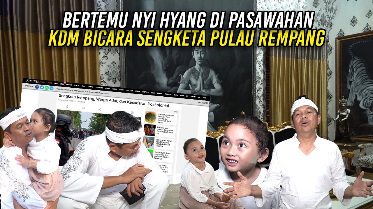 BERTEMU NYI HYANG DI PASAWAHAN | KDM BICARA SENGKETA PULAU REMPANG