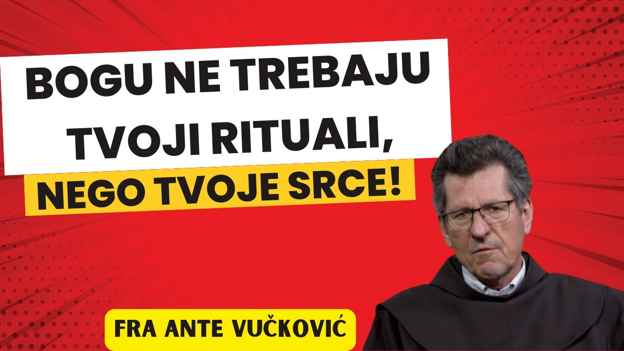 Bogu ne trebaju tvoji rituali, nego tvoje srce!