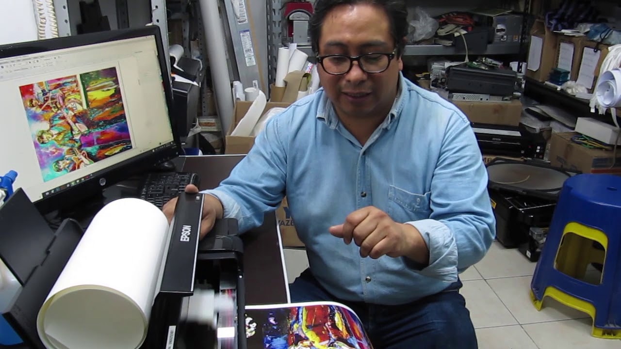 Sublima Fácil Limpieza de Puntos en Impresora Epson de hoja Impresa 