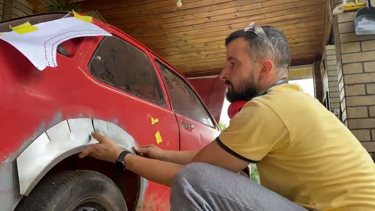 JACARED #2 Primeiro remendo. Caixa de roda Traseira Chevette.