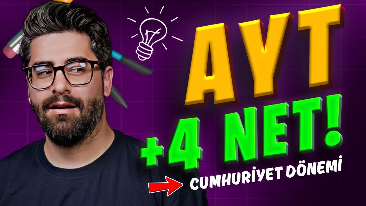 2025 AYT EDEBİYAT / CUMHURİYET DÖNEMİ FULL GENEL TEKRAR / 2 SAATTE +4 NET✅