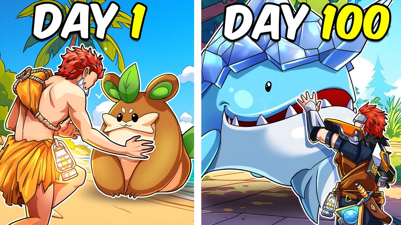 I Spent 100 Days In PALWORLD!