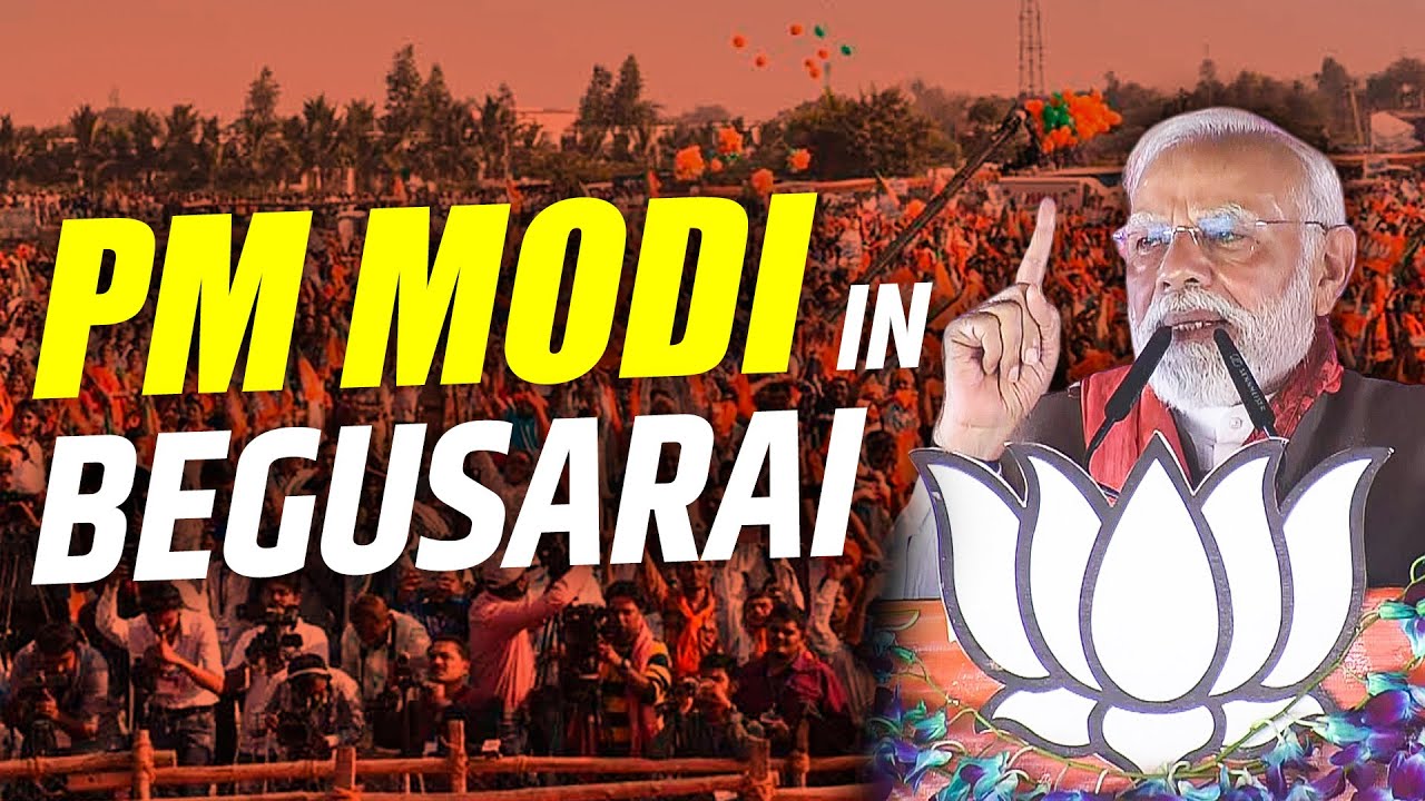 PM Modi addresses public rally in Begusarai |Bihar election | BJP | NDA | RJD | Nitish Kumar