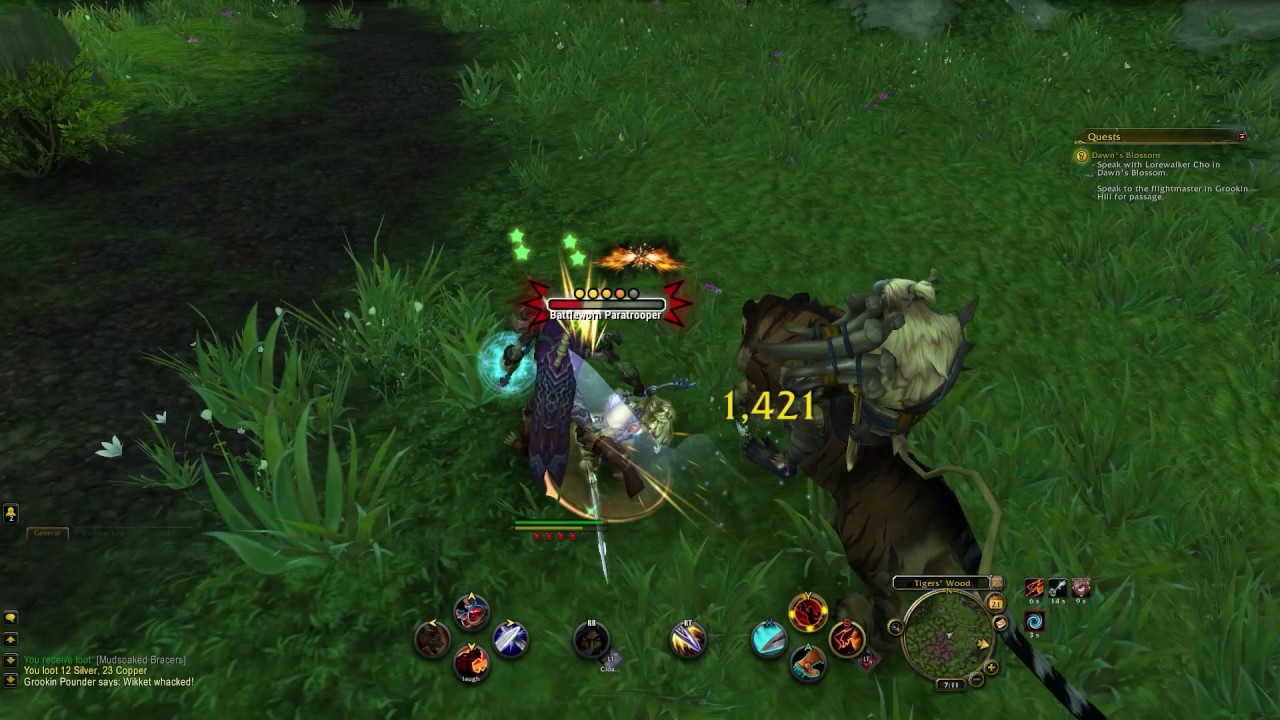 World of Warcraft with a Controller