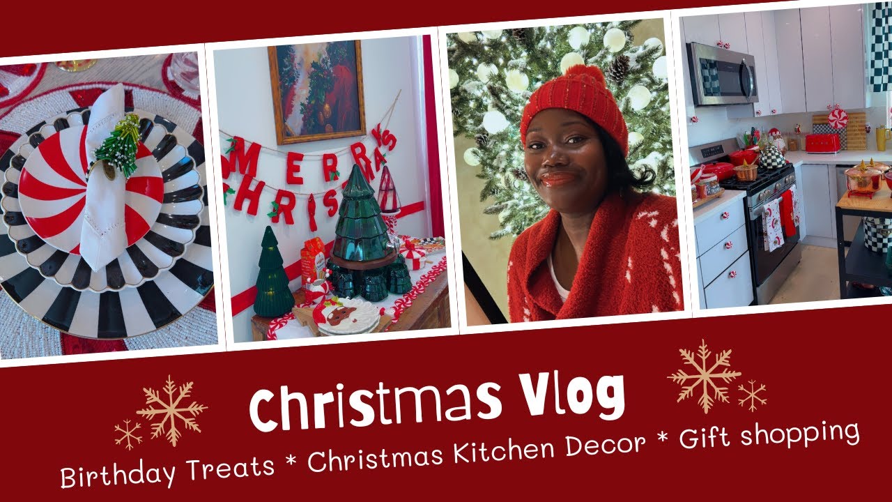 VLOGMAS CONTINUED: SETTING UP MY CHRISTMAS KITCHEN/GETTING BACK ON TRACK/NOTHING BUNDT SCAMS