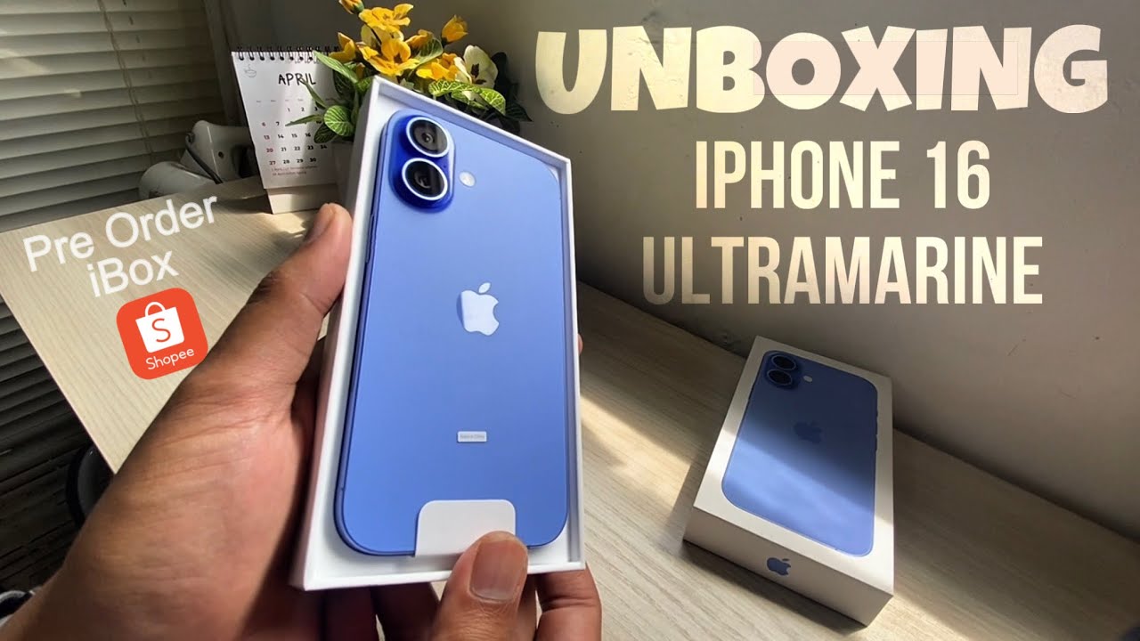 Unboxing iPhone 16 Indonesia Preorder di Shopee ! ASMR Unboxing ?