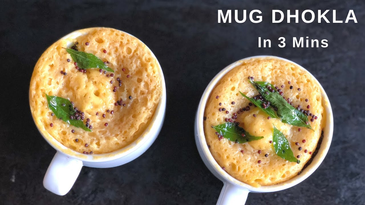 Mug Dhokla - 3 Mins Instant Recipe | Quick Dhokla