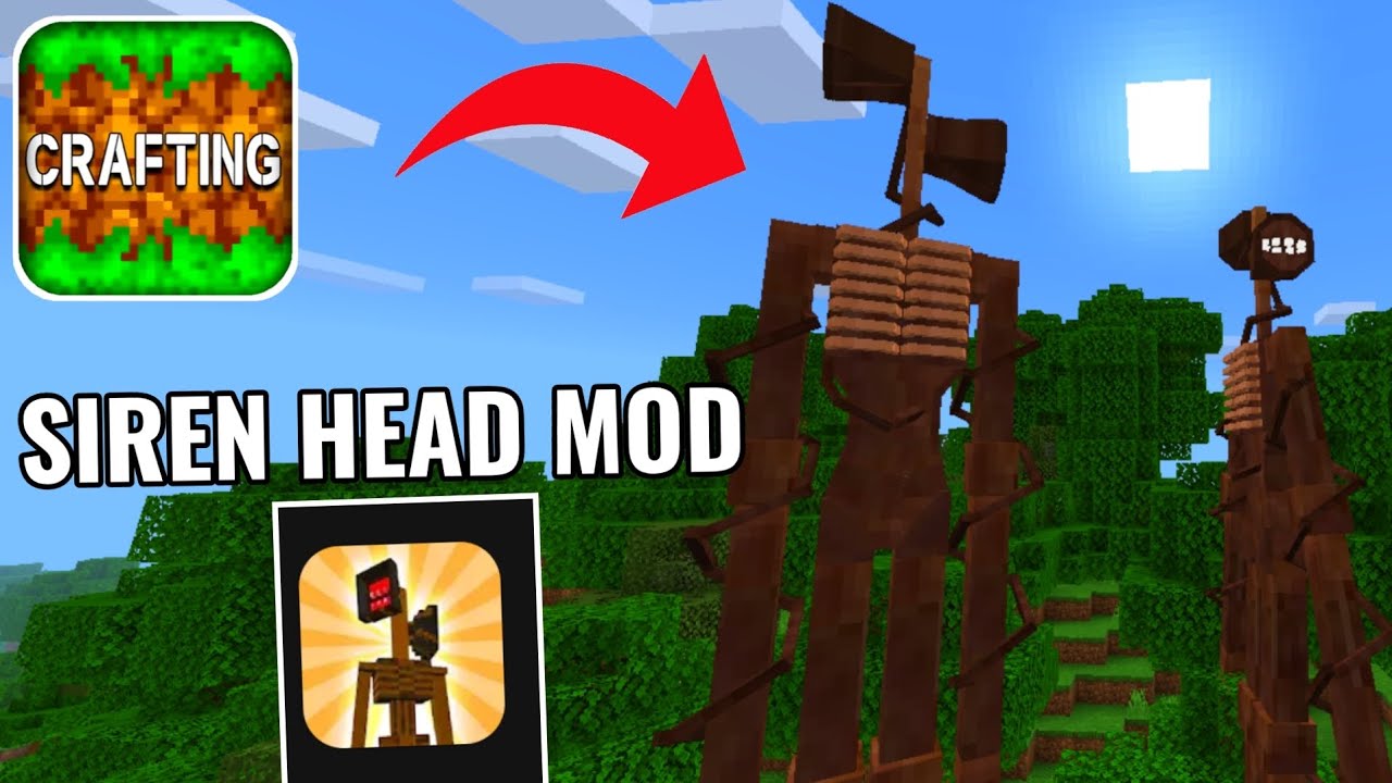 How To Download And Install SIREN HEAD ADDON in Crafting and Building?!?!