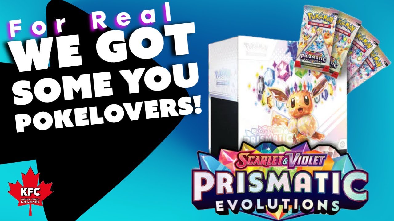 Pokemon Prismatic Evolutions ETB & Sticker Blister Pack. We did it Pokelovers!!!