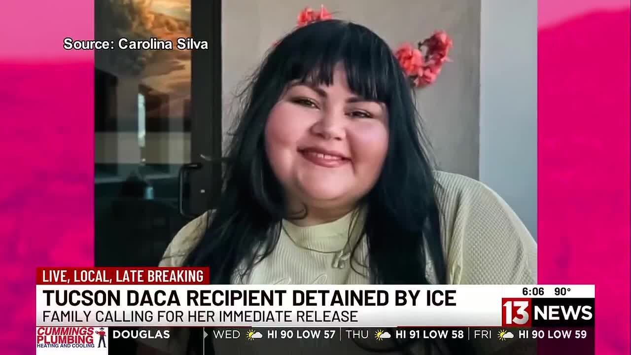 Общественность отреагировала на задержание сотрудниками ICE получателя программы DACA в Тусоне.
