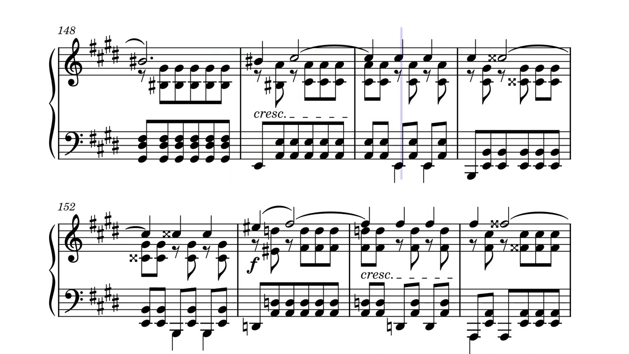 Impromptu N.4 Op. 90 in A Flat-Major - F. Schubert, Piano, Sheet Music