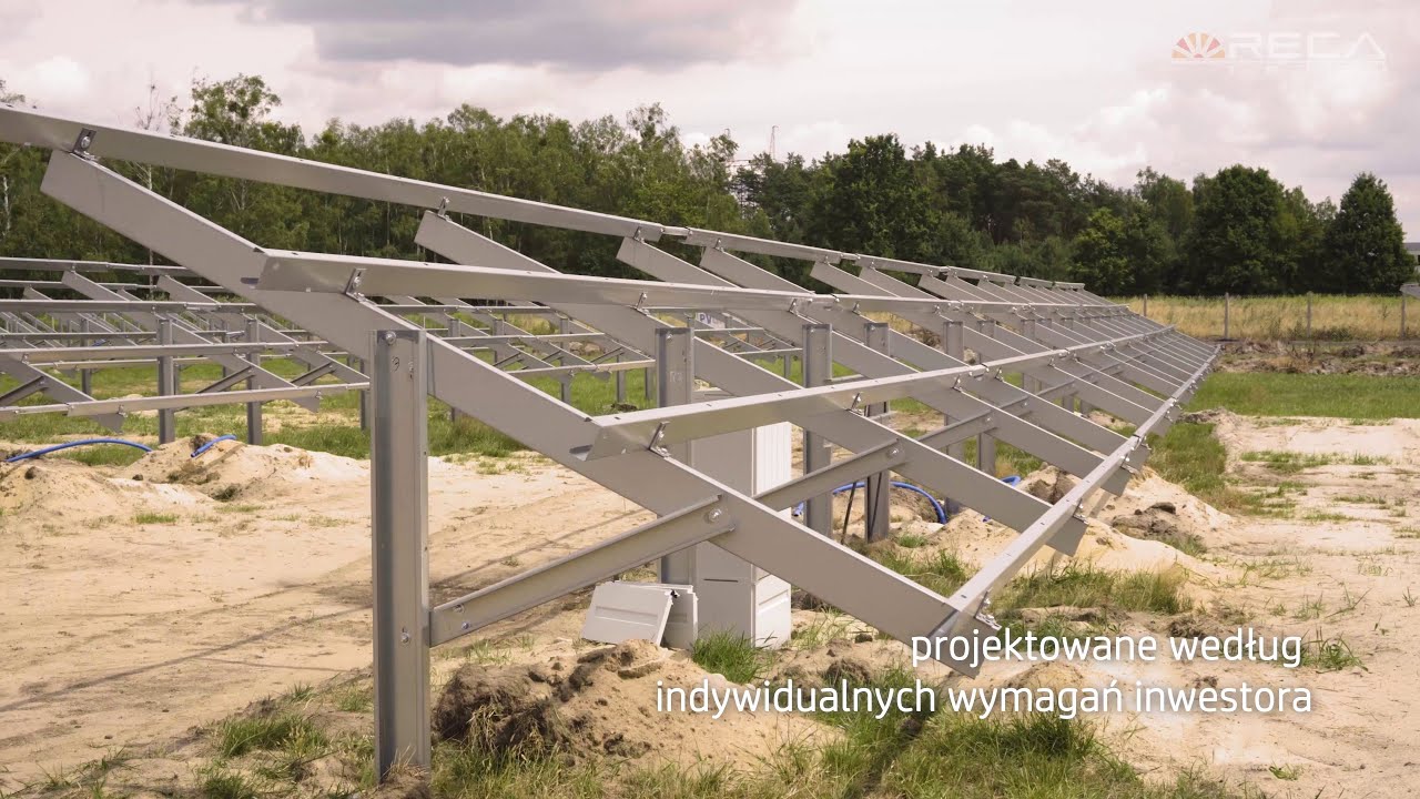 Konstrukcje naziemne dla farm fotowoltaicznych | www.reca-solar.pl