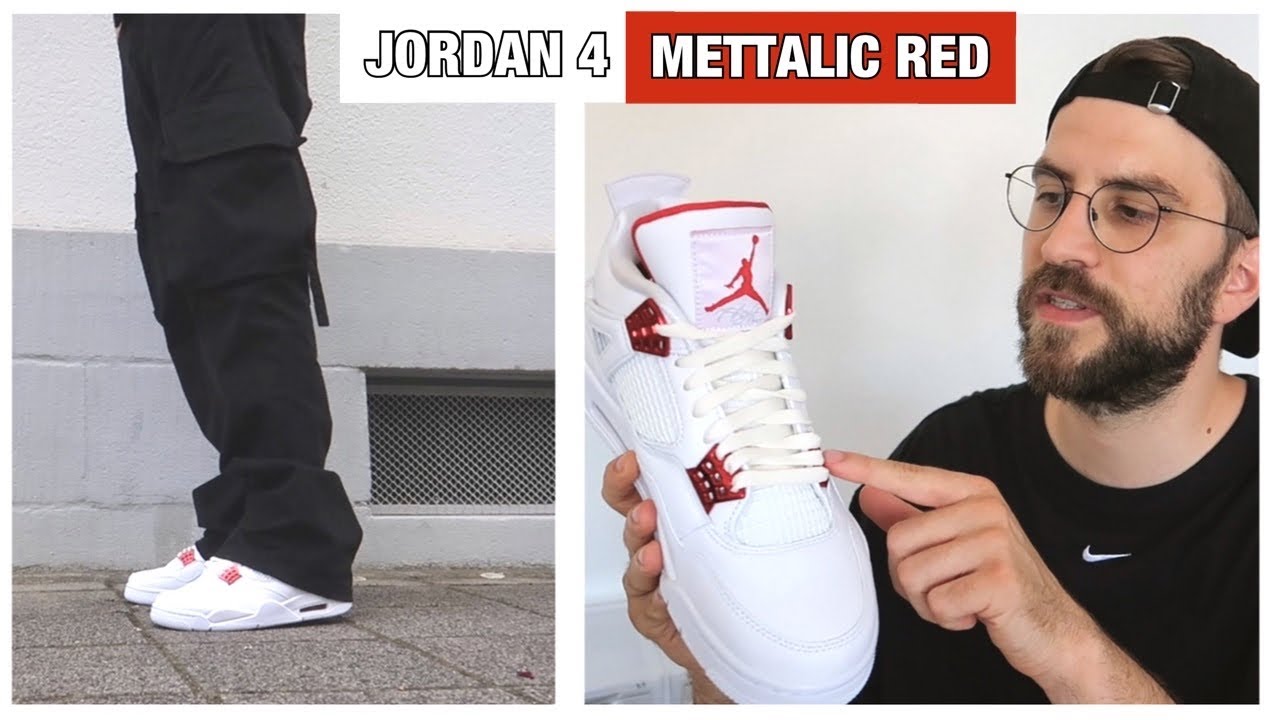 Air Jordan 4 Metallic Red | ON FEET + STYLING TIPP