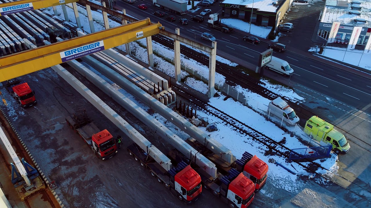 BREMER Mega-Fertigteile für DHL