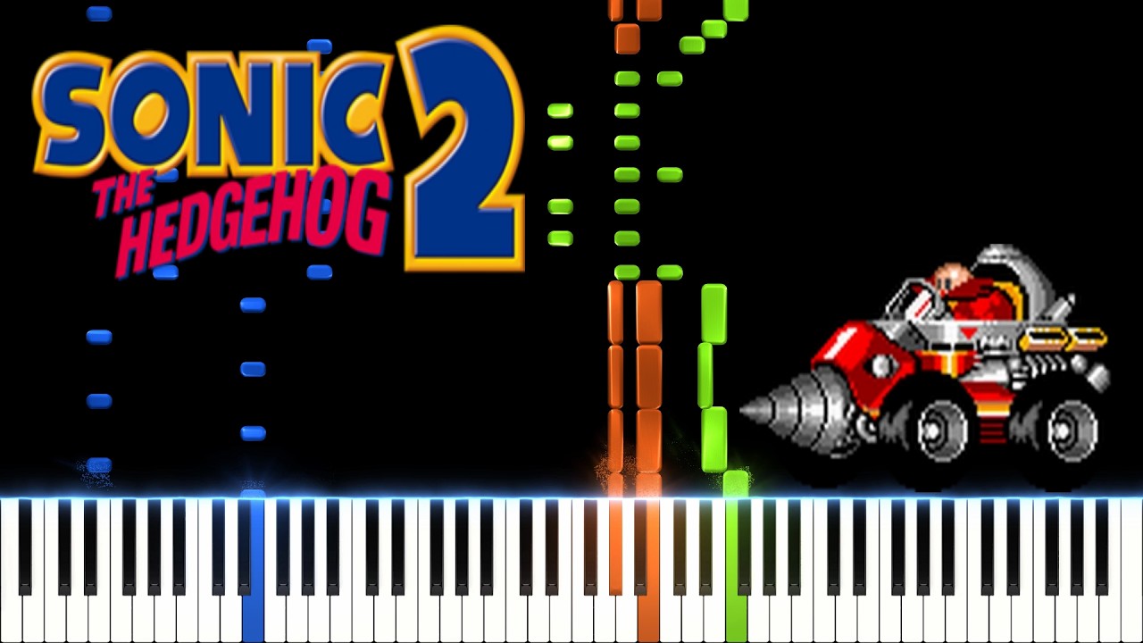 Sonic the Hedgehog 2 - Boss (Piano Tutorial)