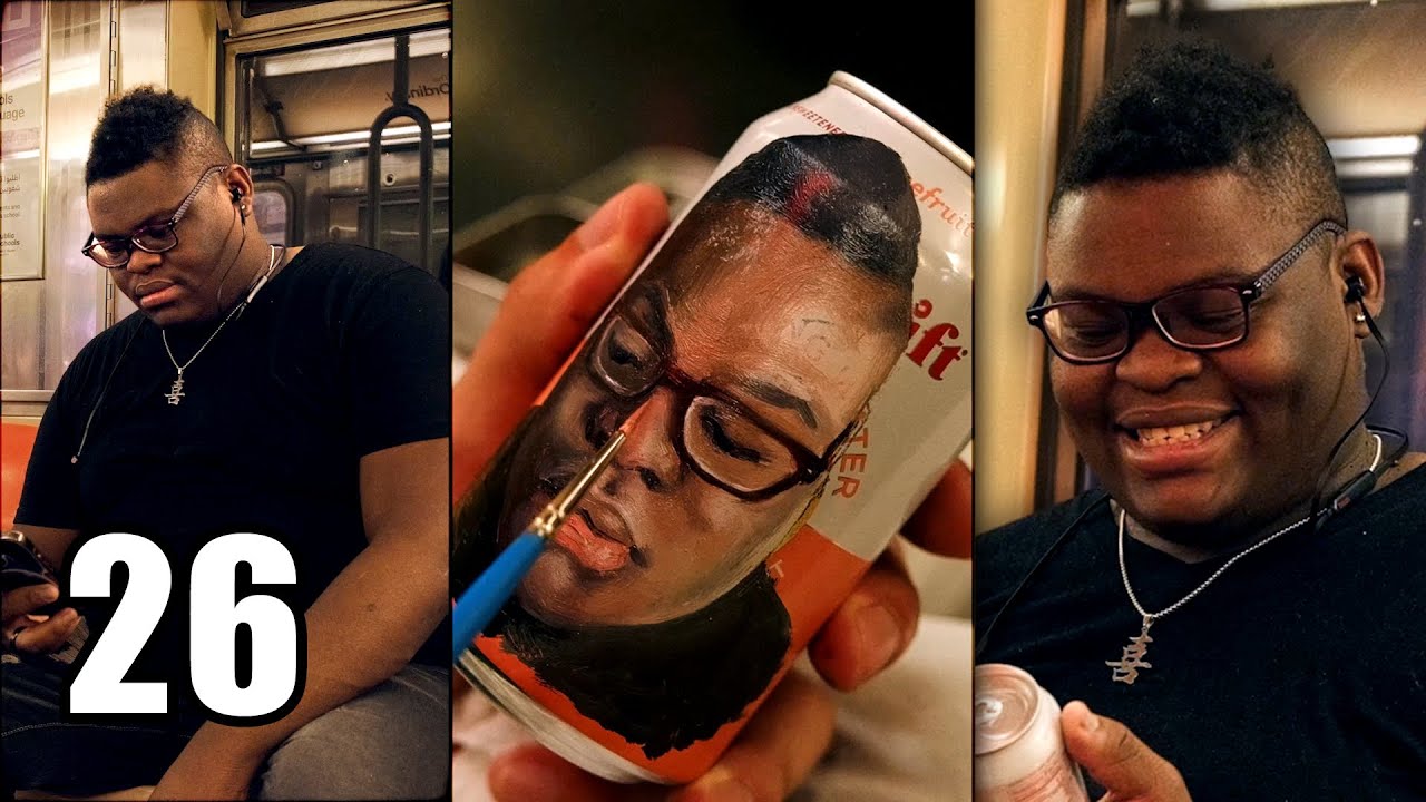 Spontaneous Portraits of New Yorkers on the Train