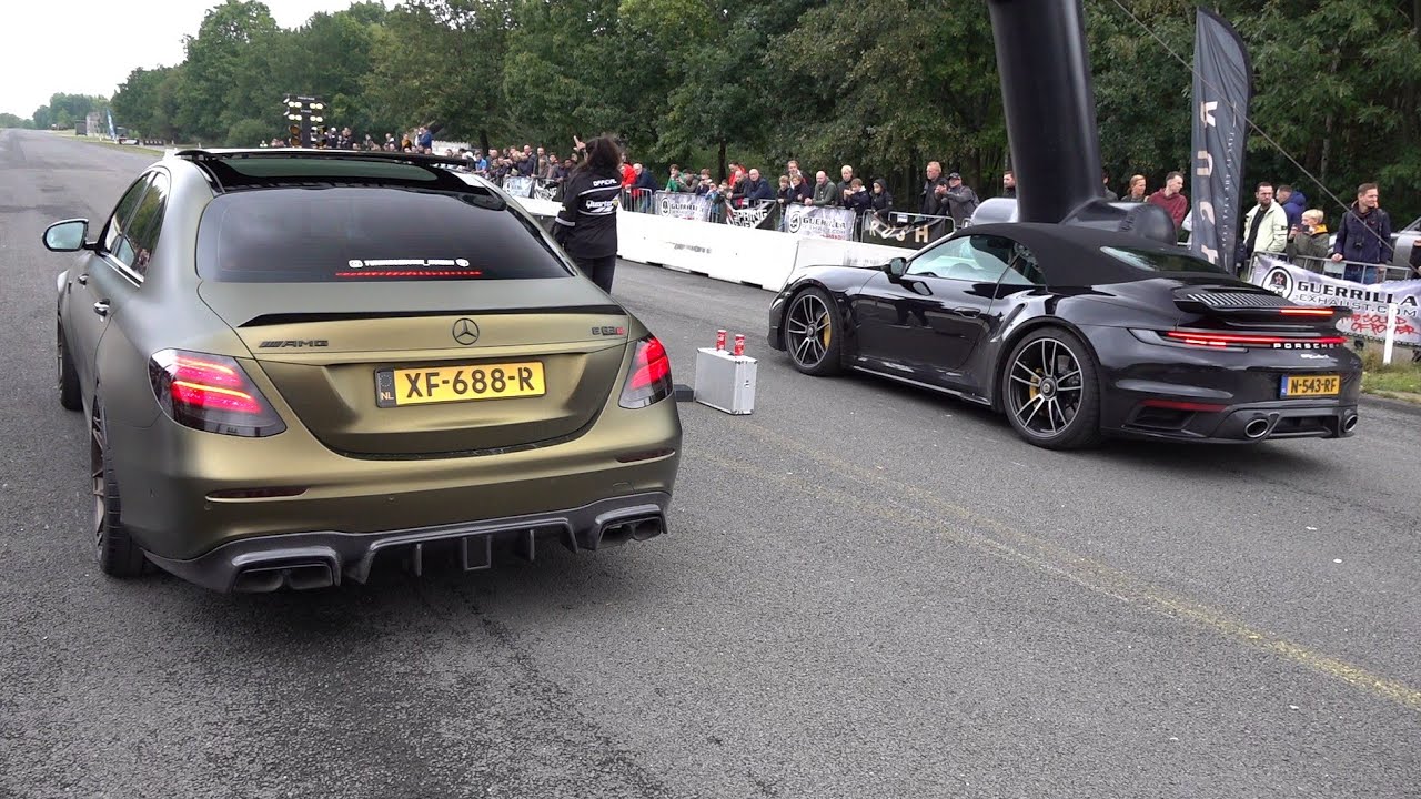 Porsche 992 Turbo S vs BRABUS Mercedes-AMG E63 S 4Matic+