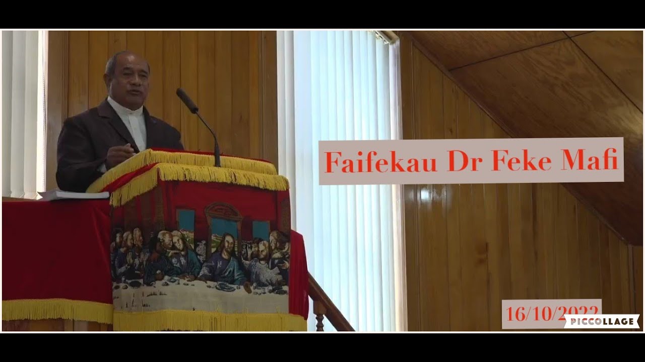 TALEKITA PULE  DR. FEKE MAFI. SIASI TONGA HOU'EKI SELUSALEMA  AUCKLAND, NZ.