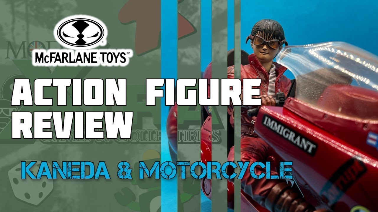 McFarlane Toys | Kaneda on Motorcycle (Akira) | Retro Action Figure Review