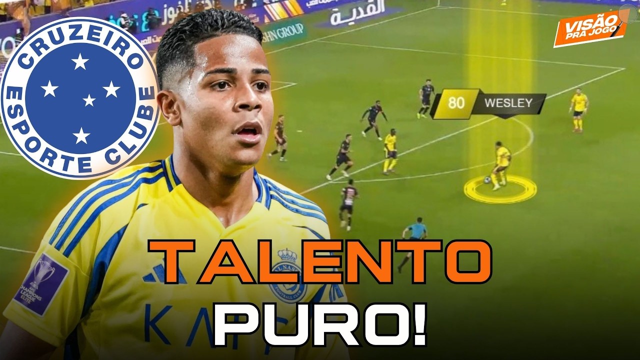 COMO JOGA WESLEY: O ATACANTE QUE TRAZ TALENTO E AGRESSIVIDADE AO CRUZEIRO!