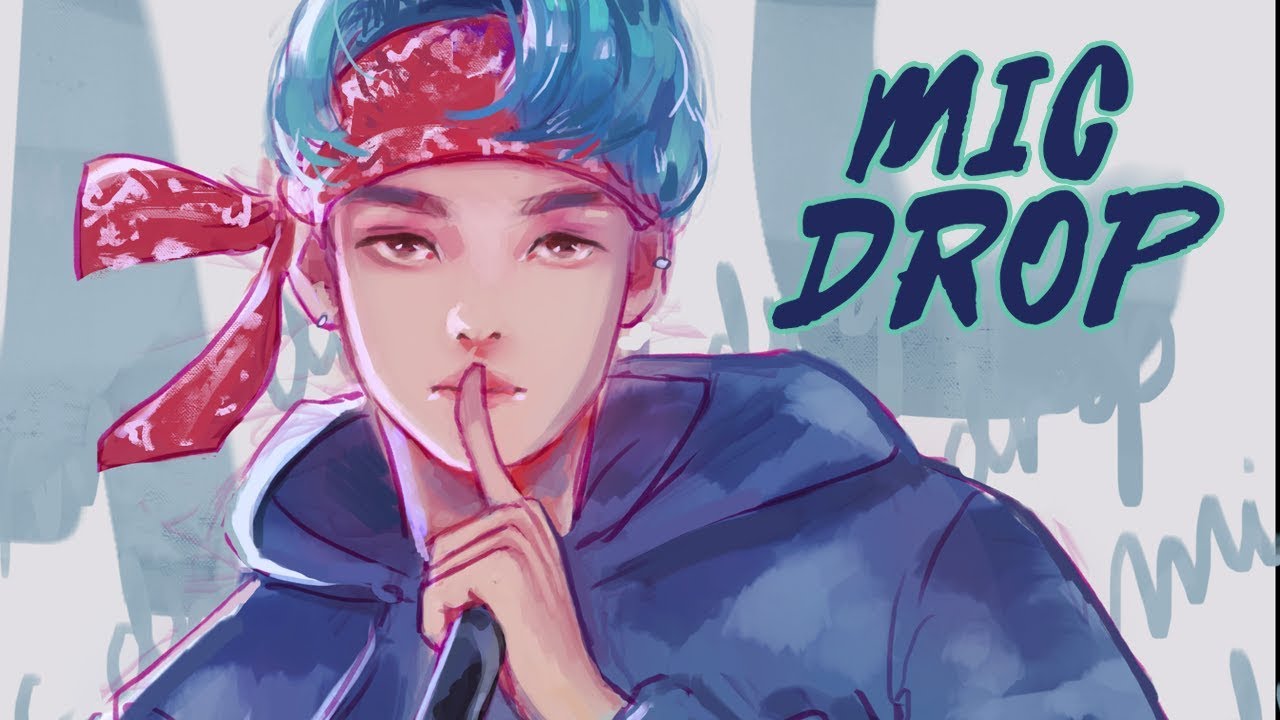SPEEDPAINT | SUGA MIC DROP (sketch)