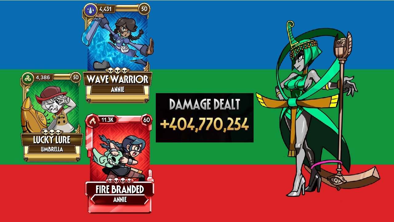 Skullgirls Mobile | Eliza Guild Boss ft. Wave Warrior & Fire Branded