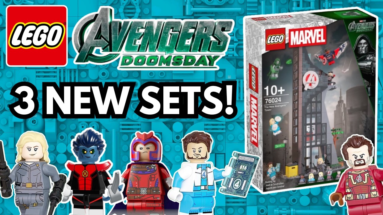 УТЕЧКА НОВЫХ НАБОРОВ LEGO Avengers Doomsday!! (Башня Мстителей, Битва со Стражем, Квинджет)