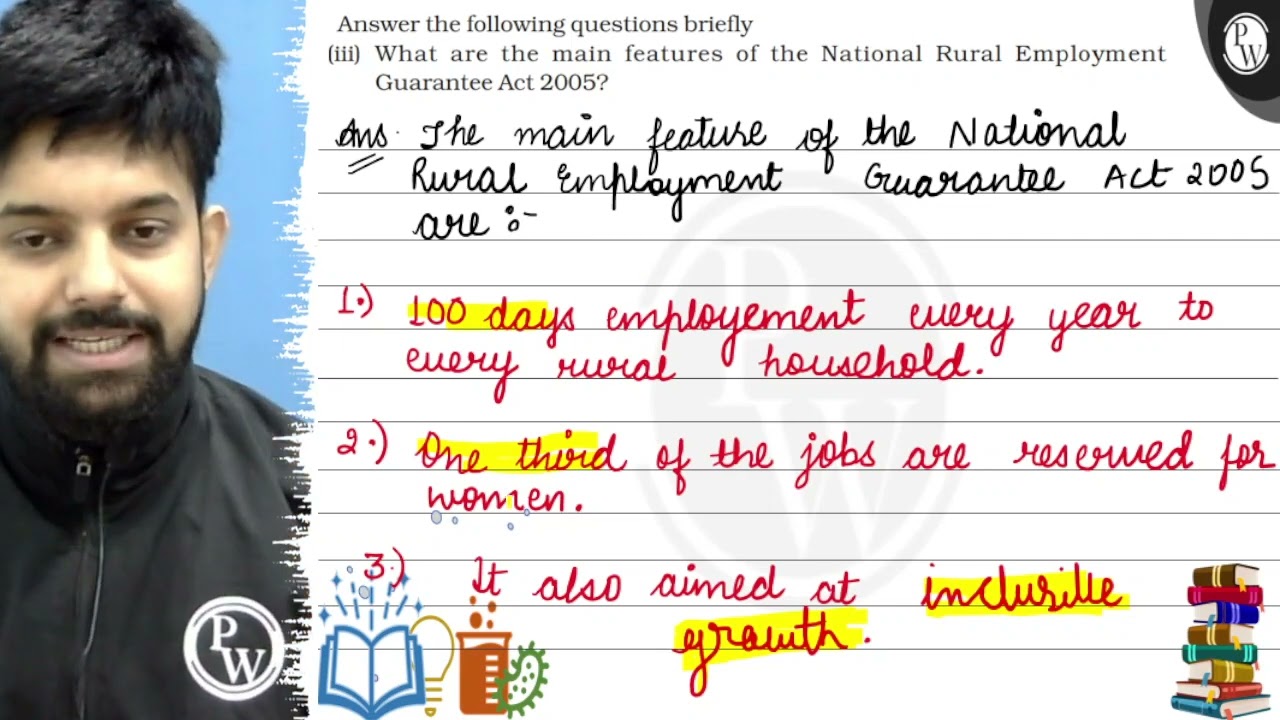 Answer the following questions briefly
(iii) What are the main feat...