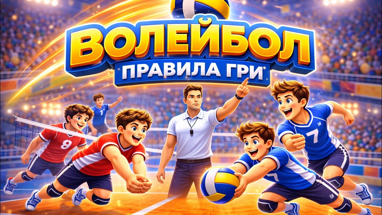 ВОЛЕЙБОЛ, ПРАВИЛА ГРИ | Волейбольні правила | Фізична культура | 