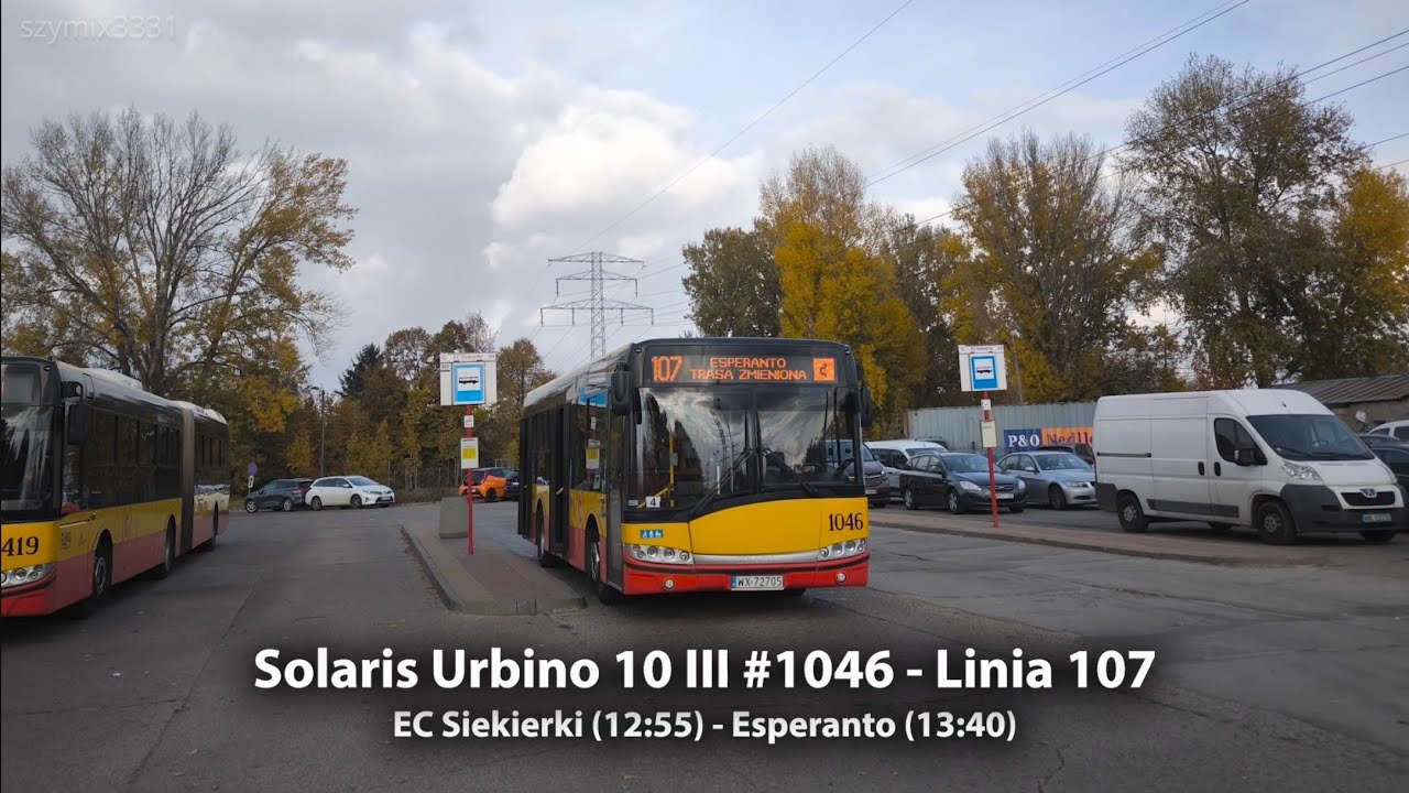 Linia 107 | Solaris Urbino 10 III #1046 - MZA Warszawa