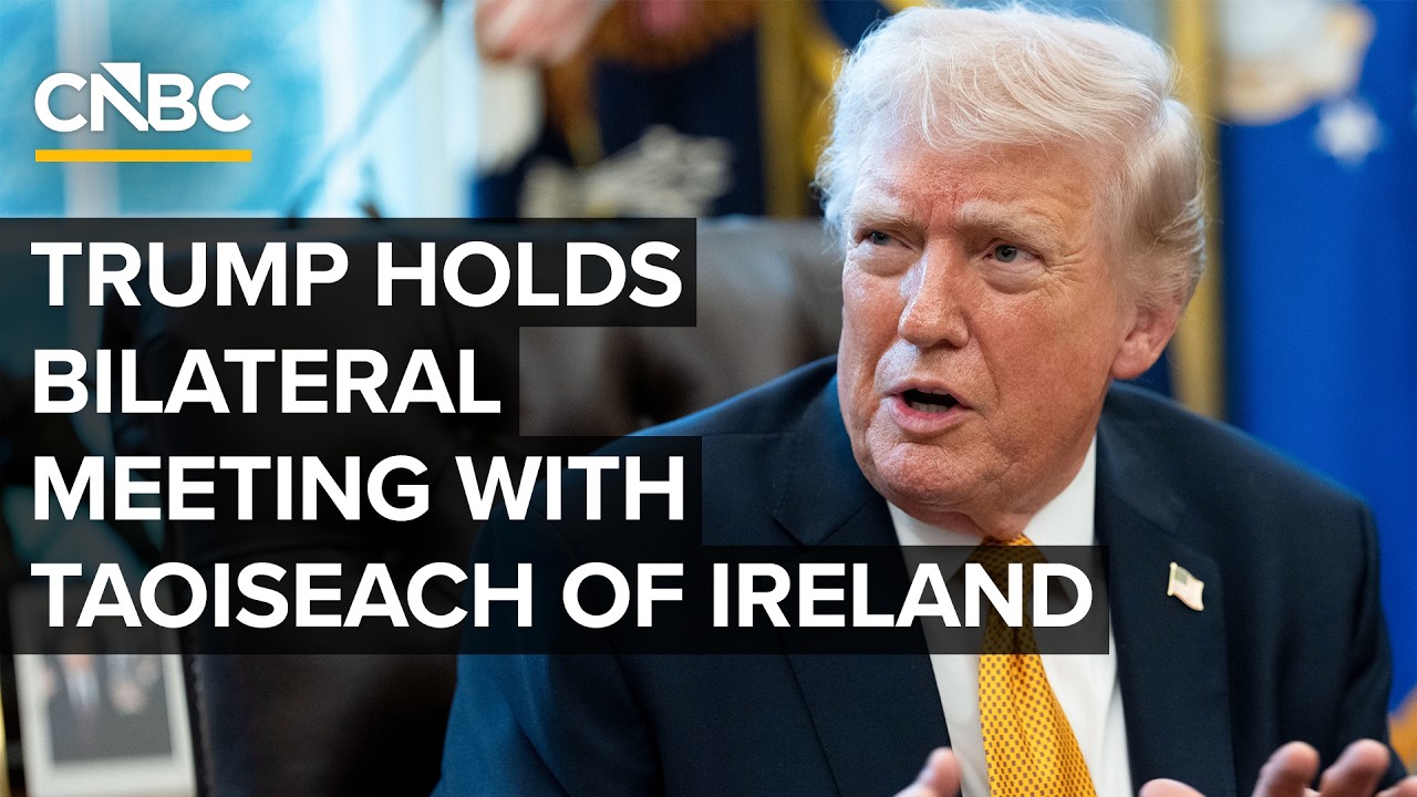 LIVE: President Trump holds a bilateral meeting with Taoiseach of Ireland Micheál Martin — 3/17/2026