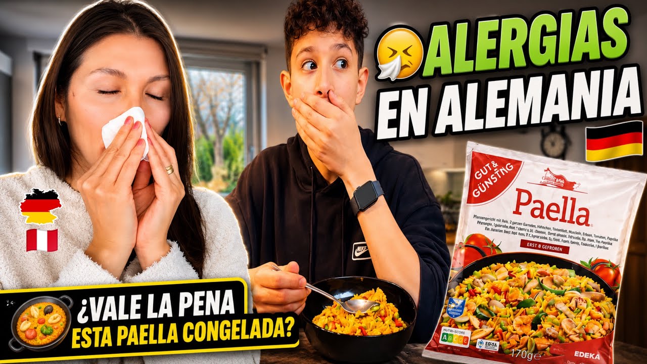 Llegaron las ALERGIAS a Alemania 🤧🇩🇪| Esto tomo para sentirme mejor + Paella 🥘- Shirley Tocic 