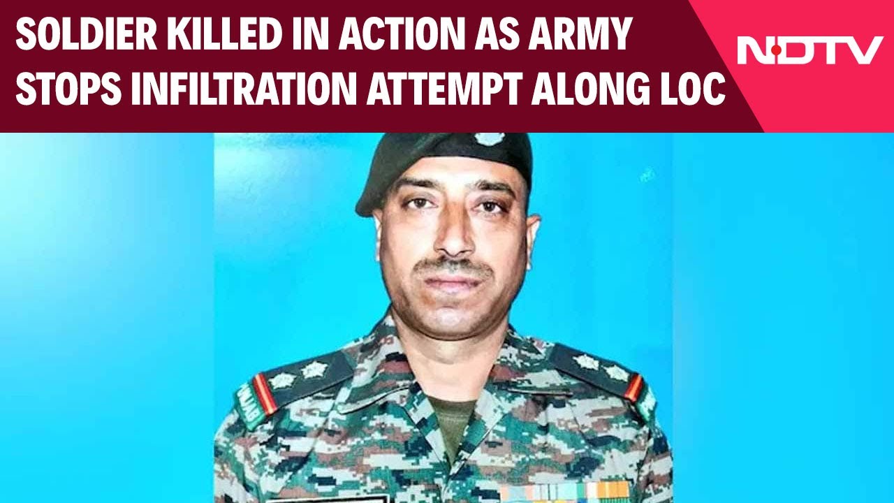 Kashmir News | Soldier Killed In Action As Army Stops Infiltration Attempt Along Line Of Control