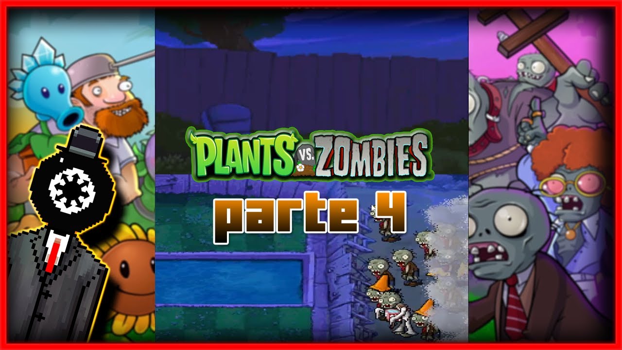 Plantas contra Zombis DS Parte 4 - Piscina de noche y mucha niebla