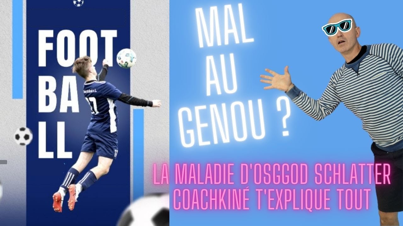MAL au GENOU: Maladie d'#Osgood  #Schlatter ? Les EXERCICES #kiné #football #tibia #tendinite #genou