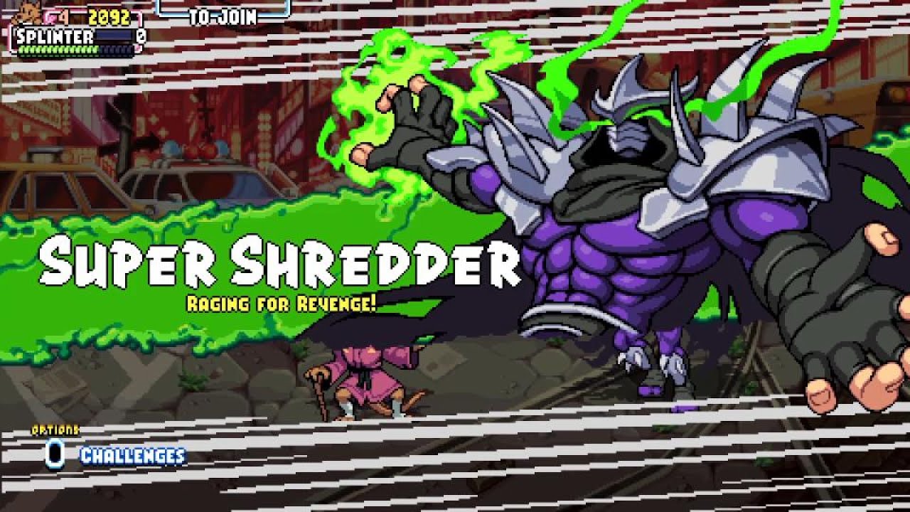 Boss №19 Super Shredder Черепашки-ниндзя Teenage Mutant Ninja Turtles: Shredder's Revenge Босс Гайд