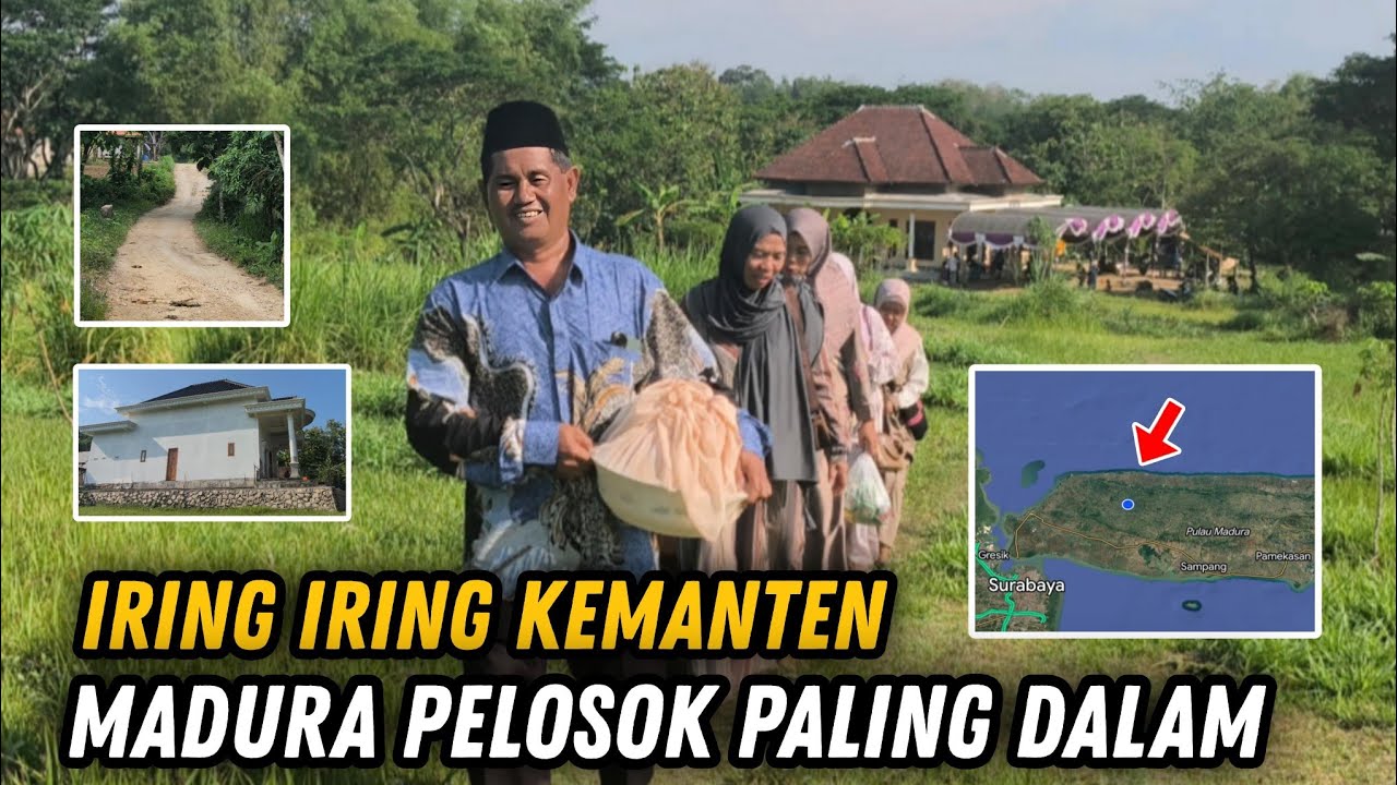 IRING IRING MADURA PELOSOK JALAN TANAH ALAMI TAPI RUMAH ISTANA !! 